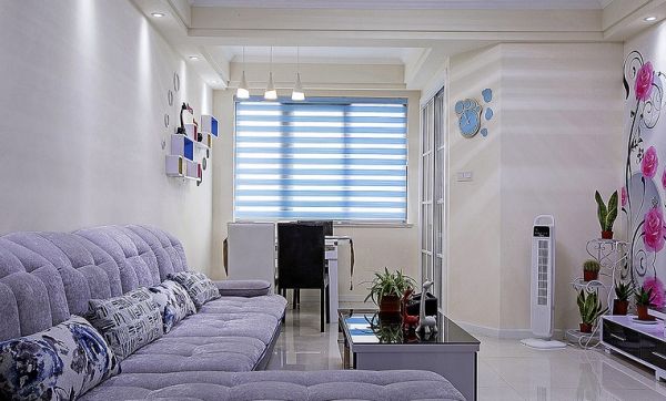 现代公寓室内客厅布置效果图片