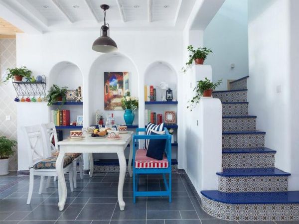 地中海风格复式家装设计效果图