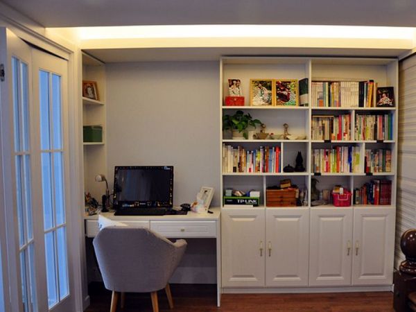 最新现代小户型书房装饰效果图片