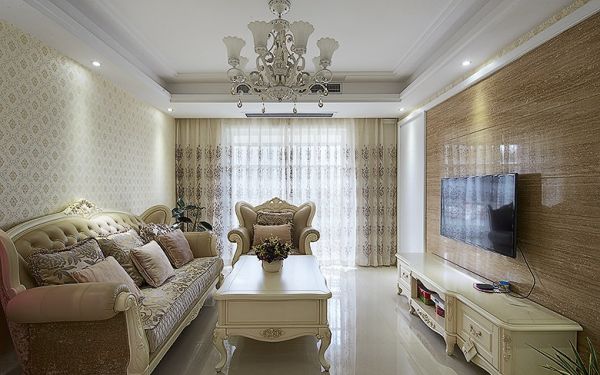 精致优雅欧式客厅装饰设计