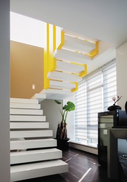 时尚设计现代室内楼梯装修效果图