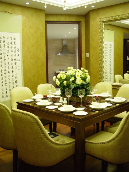 现代中式餐厅设计装饰