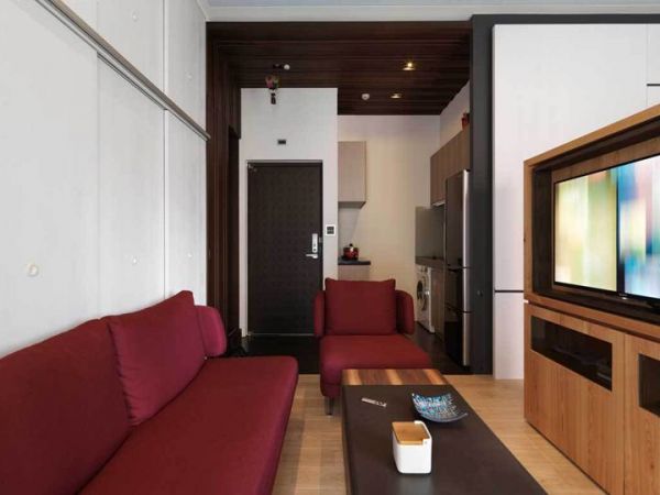 现代小公寓室内设计装饰效果图片