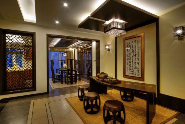 中式家装茶室设计