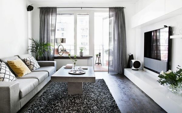现代简洁公寓室内设计效果图片