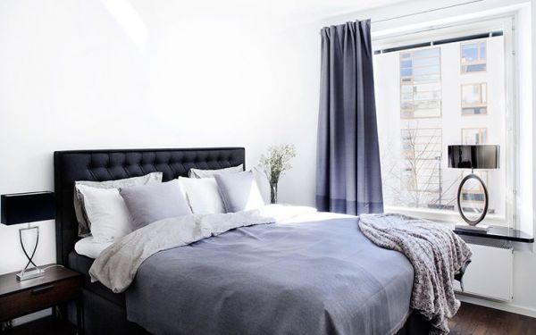 现代简洁公寓卧室设计效果图片