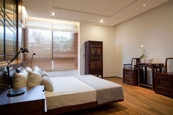 新中式古典卧室设计