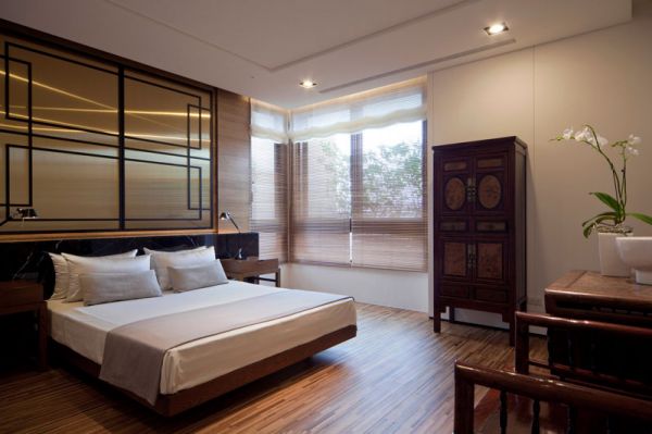 新中式家装卧室展示