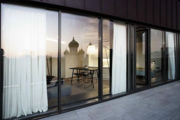 简约设计现代公寓窗户装饰效果图