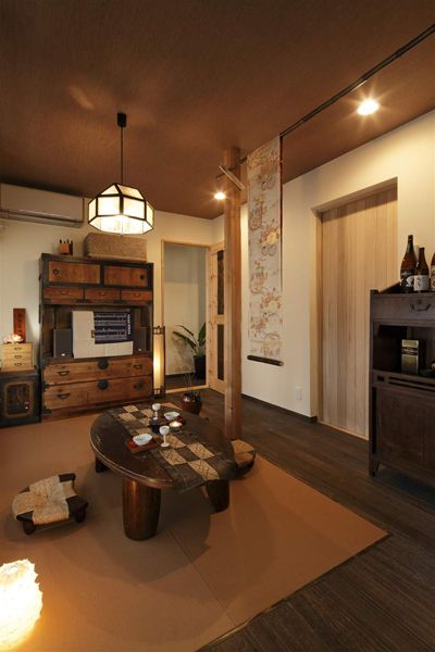 日式装修风格设计三居室效果图
