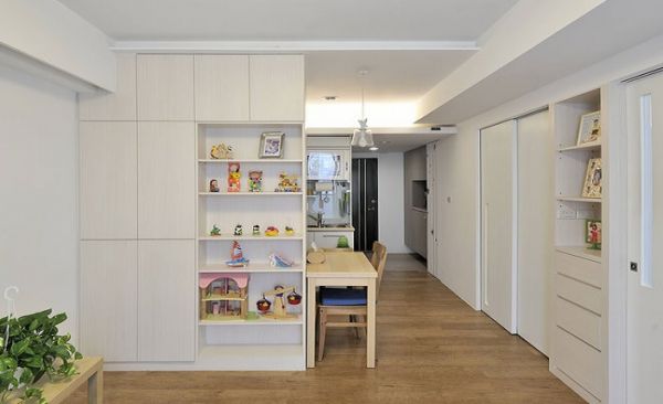 日式现代家居置物柜装修设计效果图
