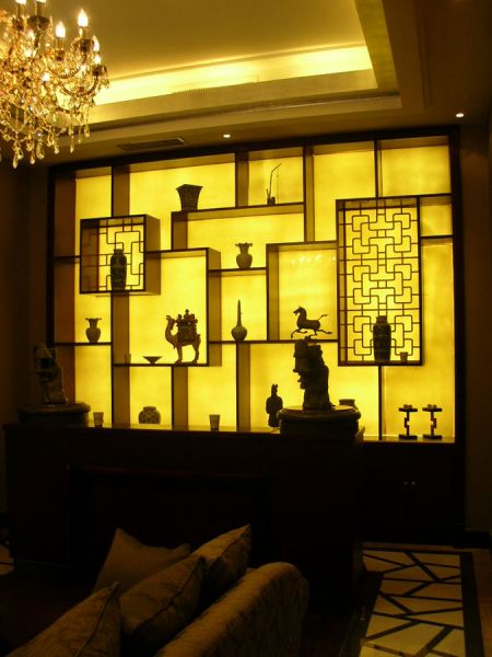 中式家装博古架设计