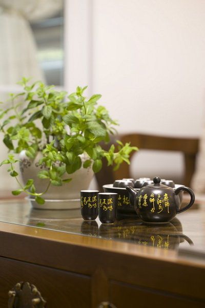 新中式风格家居茶具效果图片
