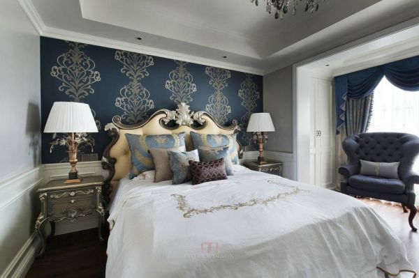 美式古典设计卧室欣赏