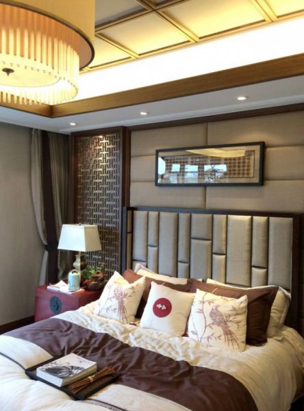 中式设计卧室床头灯图大全