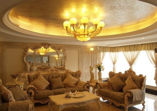 豪华古典欧式客厅设计