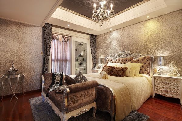 豪华欧式古典卧室装饰