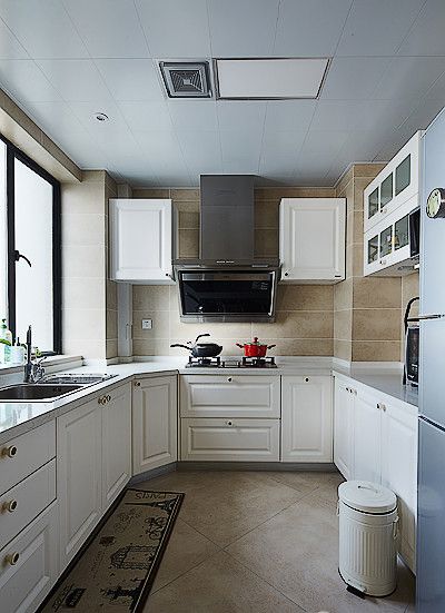 美式厨房家居装饰设计效果图