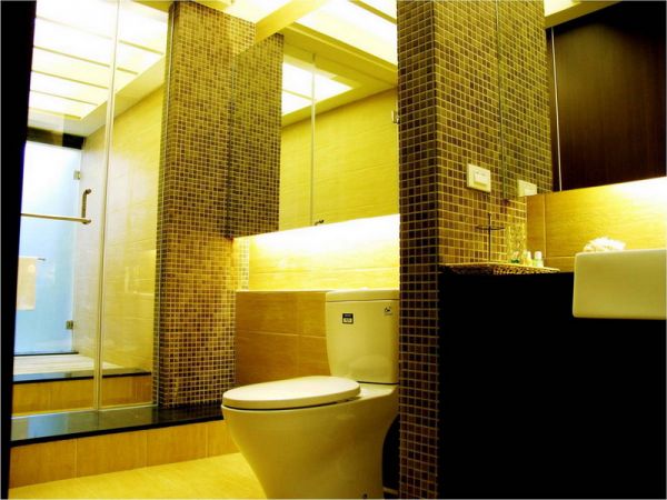 温馨现代风格家居装修卫生间设计