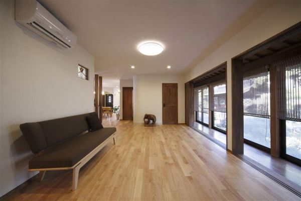 现代日式装潢设计二居室效果图