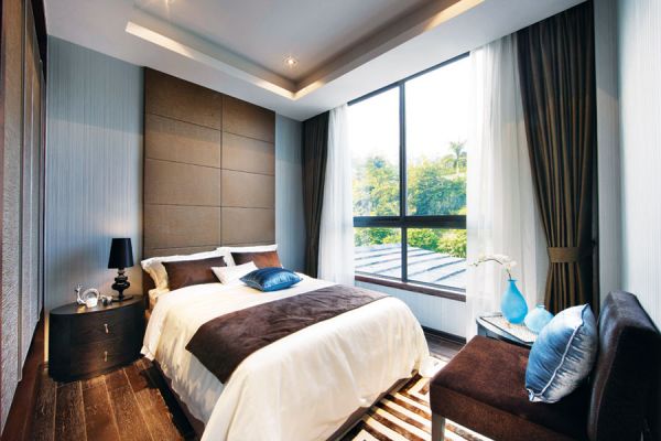 现代新中式卧室装修欣赏