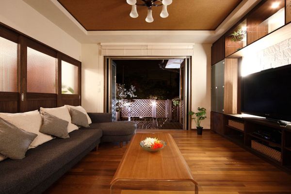 日式现代家装客厅设计