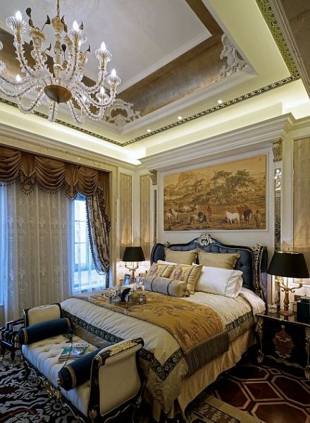 古典奢华欧式卧室装饰欣赏