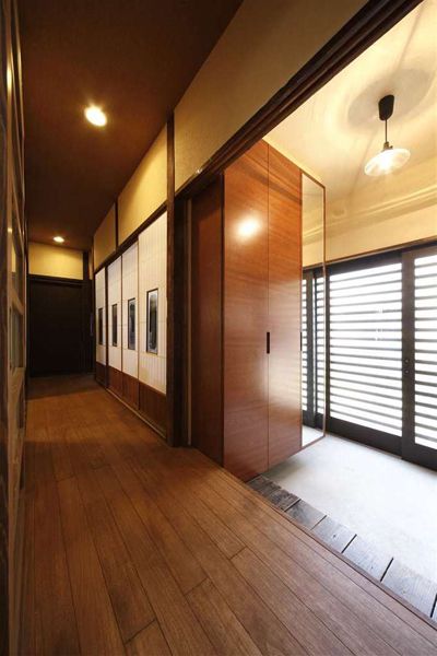 日式家庭装修风格过道设计