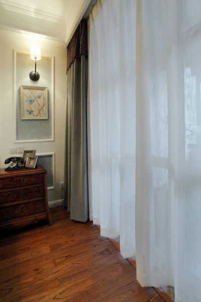 田园简约室内窗帘设计装修效果图