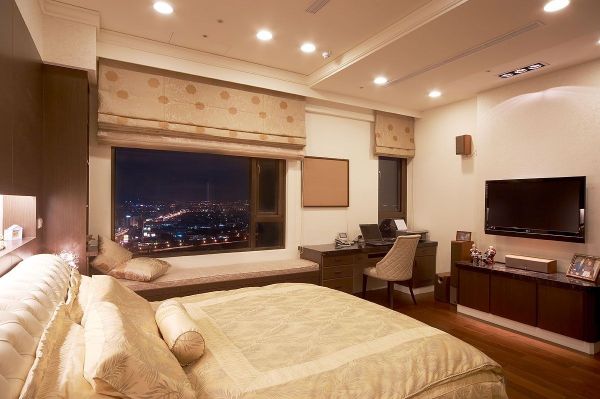 现代风格华丽装修设计卧室欣赏
