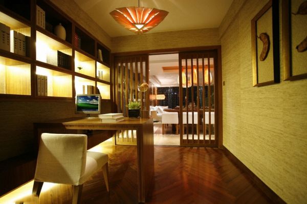 东南亚风格设计三居室内设计效果图片
