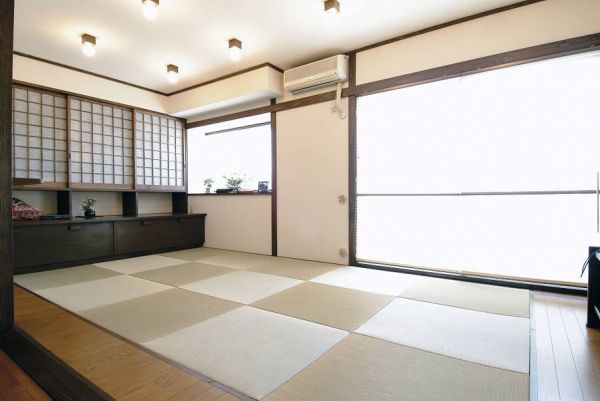日式简约清新风格客厅设计