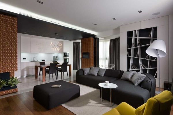 现代时尚公寓客厅室内设计图片