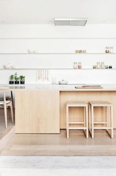 北欧风格家居厨房吧台设计效果图片