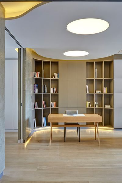 现代风格公寓室内书房装修效果图