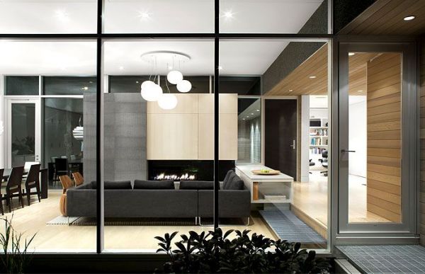 现代简约设计别墅窗户装修效果图