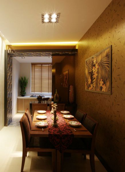 东南亚风格设计餐厅室内装修图片