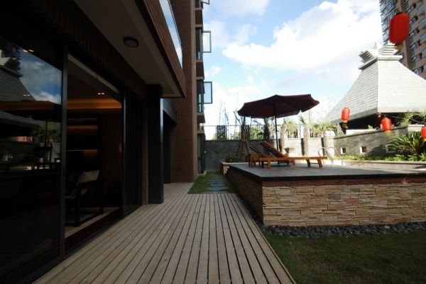 东南亚风格别墅设计室外效果图
