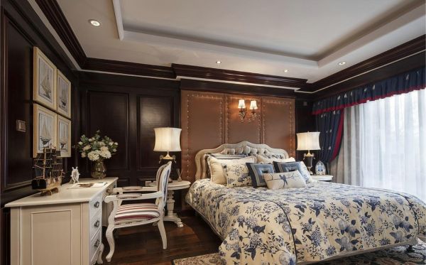 欧式古典卧室布置
