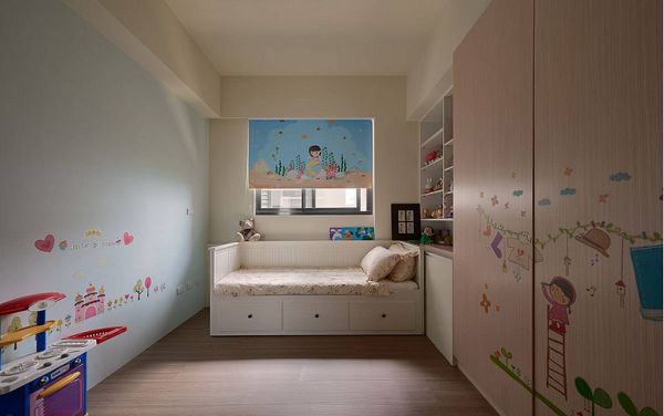 现代创意可爱小孩儿童房设计