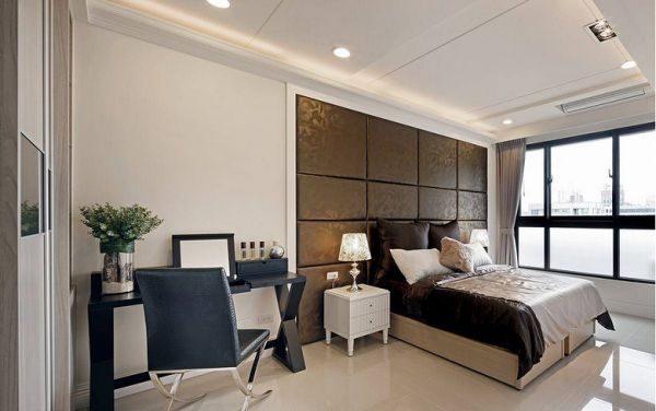 2015现代欧式卧室装潢案例