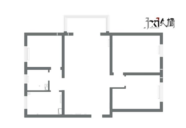 95㎡三居室 温暖田园风