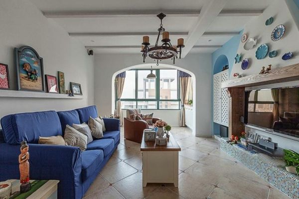 地中海风格设计复式家装效果图片