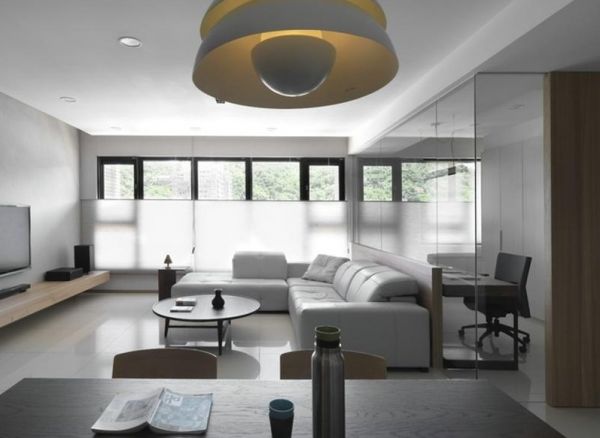时尚现代公寓室内客厅设计效果图片