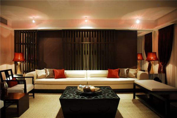 东南亚风格设计三居装修效果图片