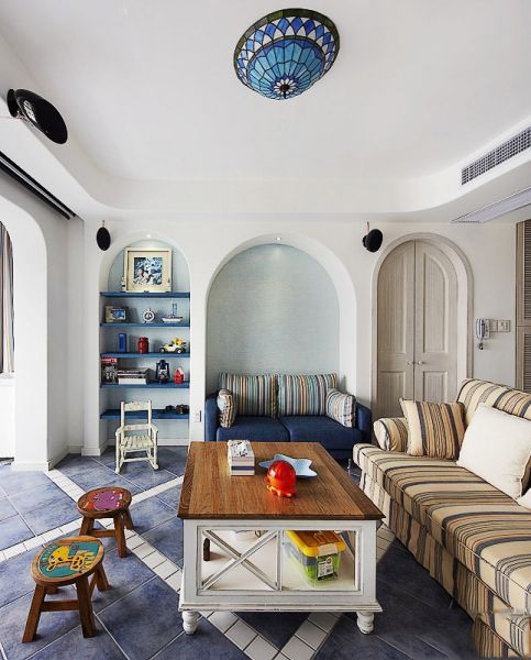 地中海风格四居室设计装修图片欣赏