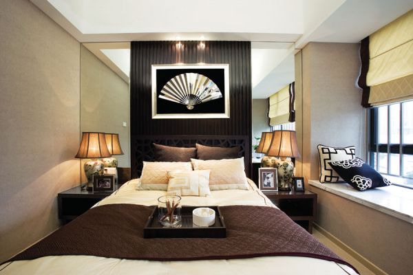 豪华现代中式卧室装饰