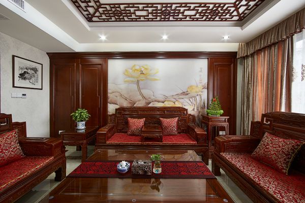 古典新中式客厅装饰装潢