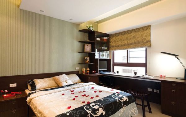 中式古典设计卧室效果图片