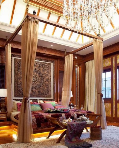 东南亚风格设计别墅卧室效果图片欣赏